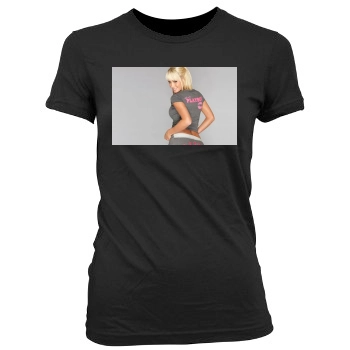 Sara Jean Underwood Women's Junior Cut Crewneck T-Shirt