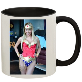 Sara Jean Underwood 11oz Colored Inner & Handle Mug