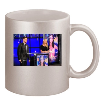 Sara Jean Underwood 11oz Metallic Silver Mug