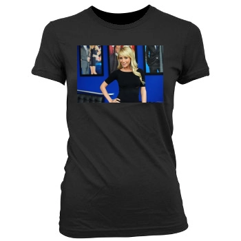 Sara Jean Underwood Women's Junior Cut Crewneck T-Shirt