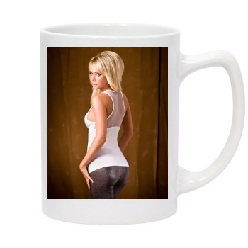 Sara Jean Underwood 14oz White Statesman Mug