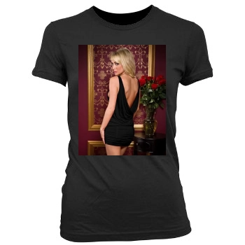 Sara Jean Underwood Women's Junior Cut Crewneck T-Shirt