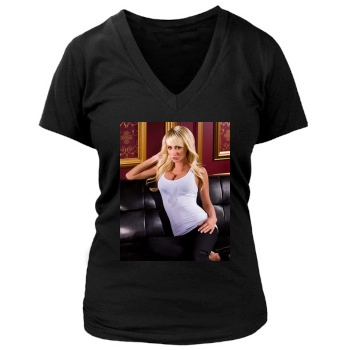 Sara Jean Underwood Women's Deep V-Neck TShirt