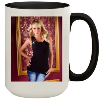 Sara Jean Underwood 15oz Colored Inner & Handle Mug