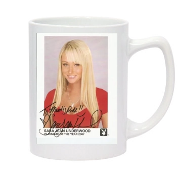 Sara Jean Underwood 14oz White Statesman Mug