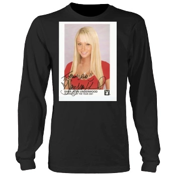 Sara Jean Underwood Men's Heavy Long Sleeve TShirt