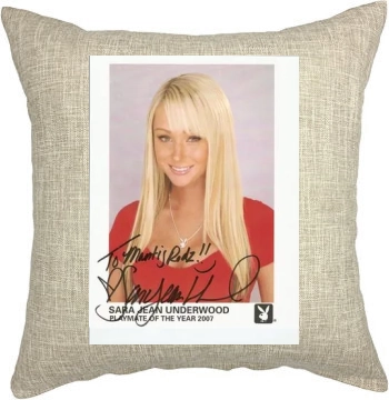 Sara Jean Underwood Pillow