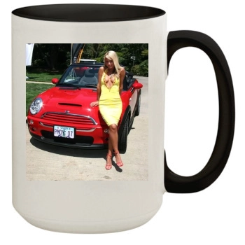 Sara Jean Underwood 15oz Colored Inner & Handle Mug