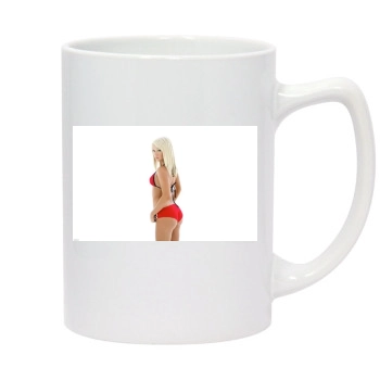 Sara Jean Underwood 14oz White Statesman Mug