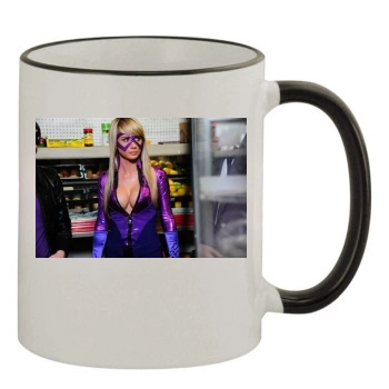 Sara Jean Underwood 11oz Colored Rim & Handle Mug