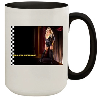 Sara Jean Underwood 15oz Colored Inner & Handle Mug