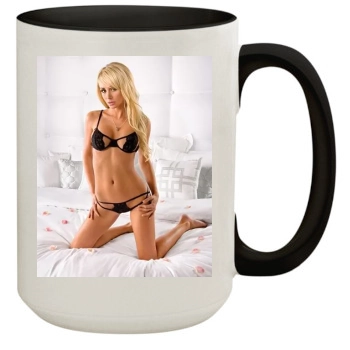 Sara Jean Underwood 15oz Colored Inner & Handle Mug