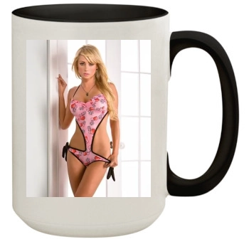 Sara Jean Underwood 15oz Colored Inner & Handle Mug