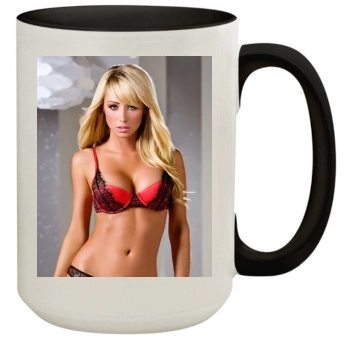 Sara Jean Underwood 15oz Colored Inner & Handle Mug