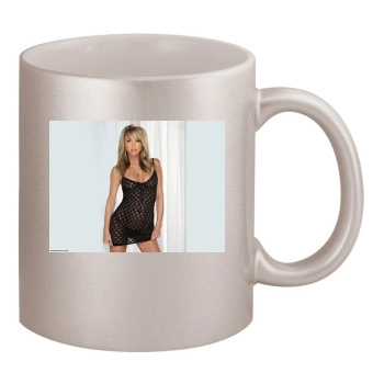 Sara Jean Underwood 11oz Metallic Silver Mug