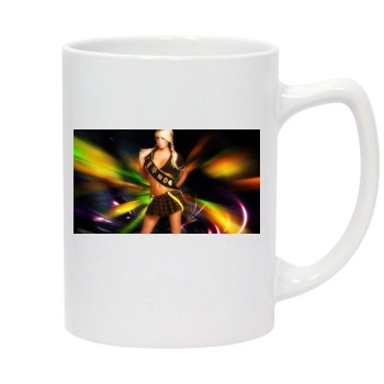 Sara Jean Underwood 14oz White Statesman Mug