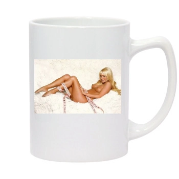 Sara Jean Underwood 14oz White Statesman Mug