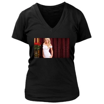 Sara Jean Underwood Women's Deep V-Neck TShirt