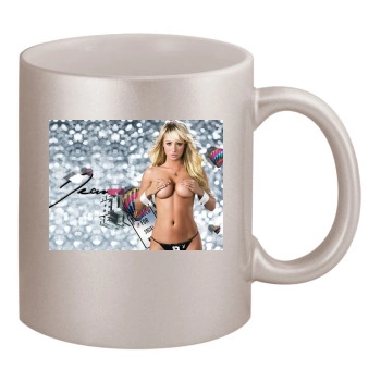 Sara Jean Underwood 11oz Metallic Silver Mug