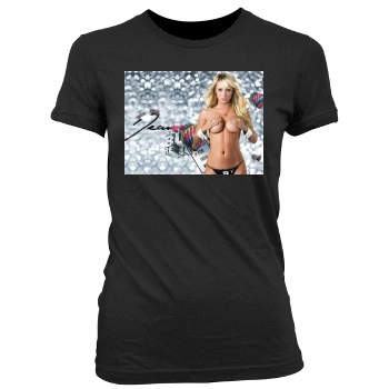 Sara Jean Underwood Women's Junior Cut Crewneck T-Shirt