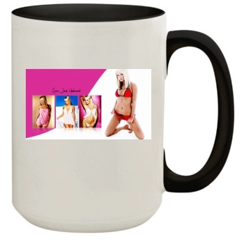 Sara Jean Underwood 15oz Colored Inner & Handle Mug