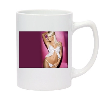 Sara Jean Underwood 14oz White Statesman Mug