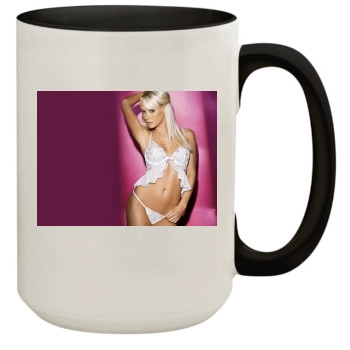 Sara Jean Underwood 15oz Colored Inner & Handle Mug