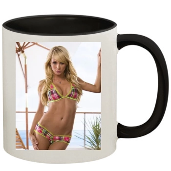 Sara Jean Underwood 11oz Colored Inner & Handle Mug