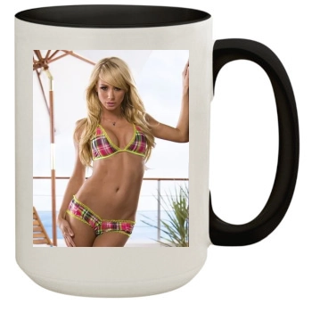 Sara Jean Underwood 15oz Colored Inner & Handle Mug