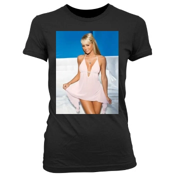 Sara Jean Underwood Women's Junior Cut Crewneck T-Shirt