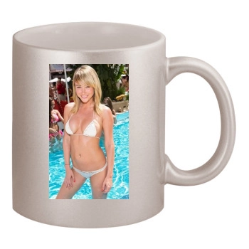 Sara Jean Underwood 11oz Metallic Silver Mug