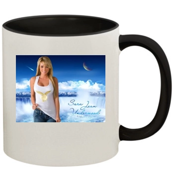 Sara Jean Underwood 11oz Colored Inner & Handle Mug