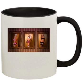 Sara Jean Underwood 11oz Colored Inner & Handle Mug