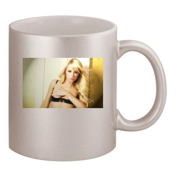 Sara Jean Underwood 11oz Metallic Silver Mug