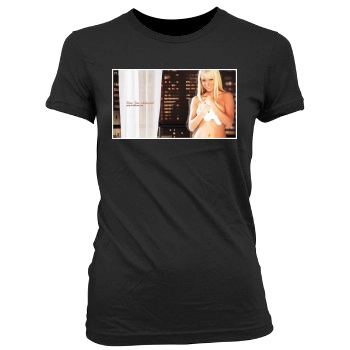 Sara Jean Underwood Women's Junior Cut Crewneck T-Shirt