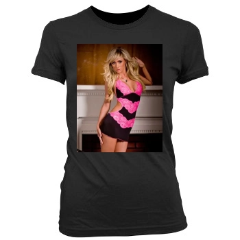 Sara Jean Underwood Women's Junior Cut Crewneck T-Shirt