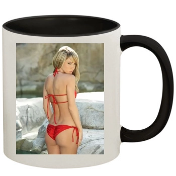 Sara Jean Underwood 11oz Colored Inner & Handle Mug