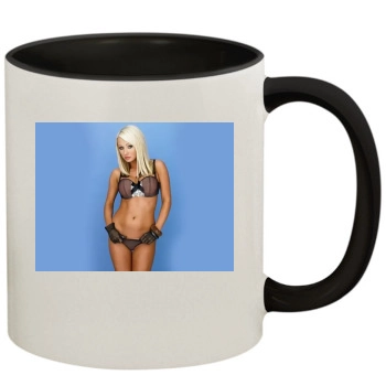 Sara Jean Underwood 11oz Colored Inner & Handle Mug