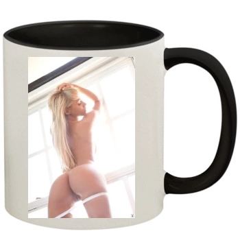 Sara Jean Underwood 11oz Colored Inner & Handle Mug