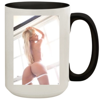 Sara Jean Underwood 15oz Colored Inner & Handle Mug