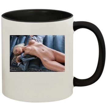 Sara Jean Underwood 11oz Colored Inner & Handle Mug