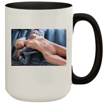 Sara Jean Underwood 15oz Colored Inner & Handle Mug