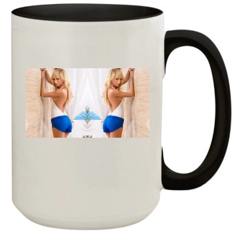 Sara Jean Underwood 15oz Colored Inner & Handle Mug