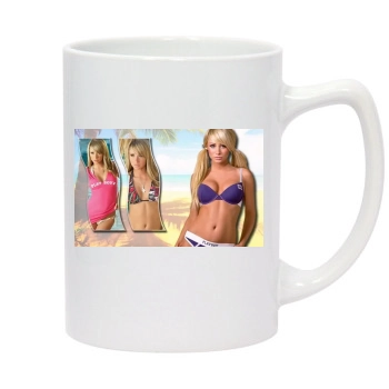 Sara Jean Underwood 14oz White Statesman Mug