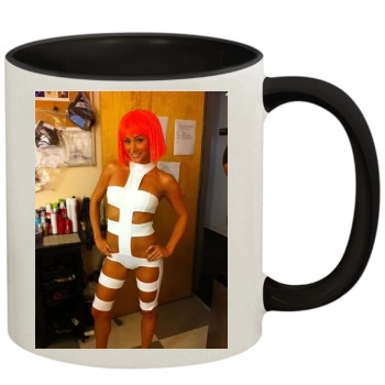 Sara Jean Underwood 11oz Colored Inner & Handle Mug