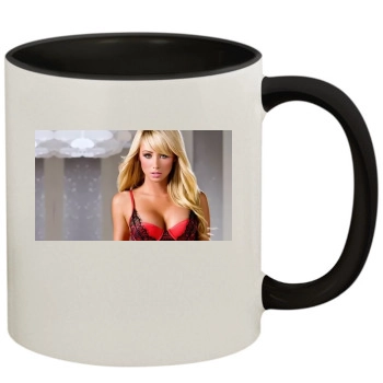 Sara Jean Underwood 11oz Colored Inner & Handle Mug