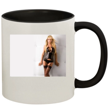 Sara Jean Underwood 11oz Colored Inner & Handle Mug