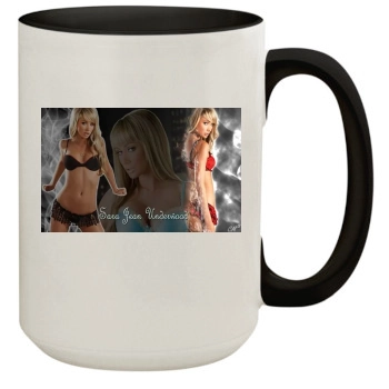 Sara Jean Underwood 15oz Colored Inner & Handle Mug