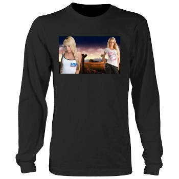 Sara Jean Underwood Men's Heavy Long Sleeve TShirt