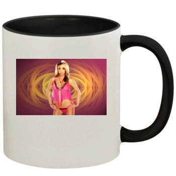 Sara Jean Underwood 11oz Colored Inner & Handle Mug